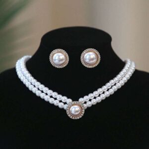 Beautiful Pearly Banquet Jewelry Set (in Box)