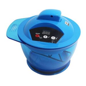 Electric USB Hair Coloring Bowl Automatic Hair Cream Mixer Shaker For Hair Salon Color Dyeing Tool New,Blue NO5111
