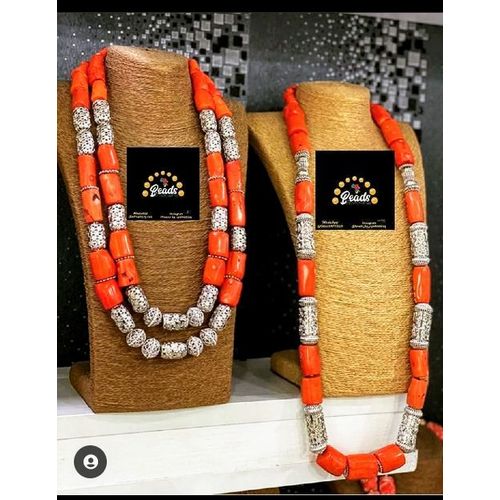 Bride And Groom Traditional Wedding Beads With Earrings - Multi