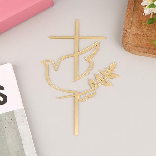 Dove Cross Religious Cross Cake Per Christian Crucifix Cake Decoration For Baby Child Kid Christening