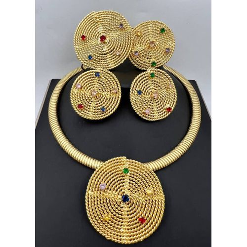 Brazilian Luxury Jewelries Sets Necklace