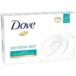 Dove Sensitive Skin Beauty Bar, 4 Oz,by 16