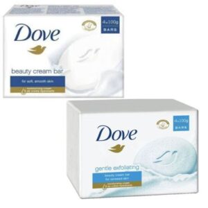 Dove Gentle Exfoliating And Dove Beauty Cream Bar Soap
