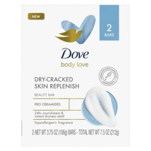 Dove Body Love Dry-Cracked Replenish Beauty Bar