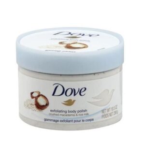 Dove Exfoliating Body Polish Macadamia & Rice Milk 10.5 Oz