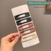 Kids Hair Clips Flower Pattern Accessories - 10  cream cookie hairpin 5 piece set