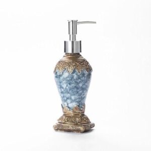Retro Soap Dispenser Portable Multifunctional Refillable Pump Bottles for Lotions Liquid Soaps New,Blue NO5117