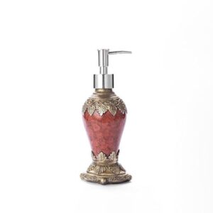 Retro Soap Dispenser Portable Multifunctional Refillable Pump Bottles for Lotions Liquid Soaps New,Red NO5115