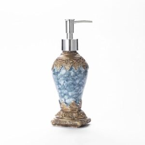 Retro Soap Dispenser Portable Multifunctional Refillable Pump Bottles for Lotions Liquid Soaps New,Blue NO5111