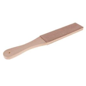 Wood Handle Sharpening  Tools Leather Strop Chest Polish