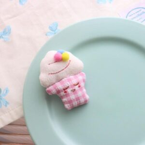 Cute Kids DIY Hair Accessory - Rose Ice Cream & brooch