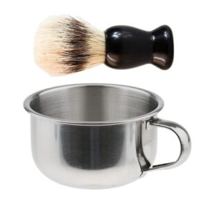 Men's Shaving   Bowl Mug Set Salon Barber Tools Travel Kits