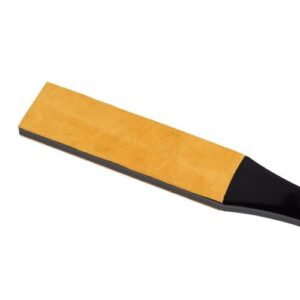 Wooden Handle Leather Sharpening Strop Coarse 2 Sides Polishing For B