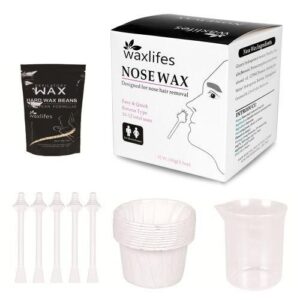 Nose Hair Removal Nose Wax Applicators Wax Beans Kit Safe