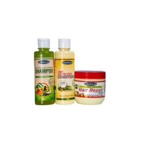 Medina Mediana Hair Repair And Anti Dandruff Shampoo, Hair Revitalizing Conditioner & Hair Repair Cream