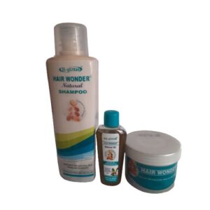 El Glittas Hair Wonder Hair Growth Oil + Hair Cream + Shampoo