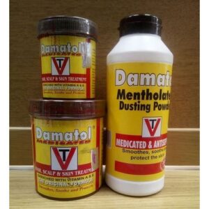 Damatol 55g Small + 110g Medium Cream+200g Damatol Medicated Powder
