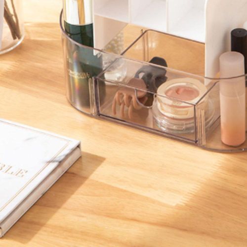Makeup Storage Organizer Box Detachable Anti-slip Makeup Holders for Cosmetics Makeup Accessories NO5239