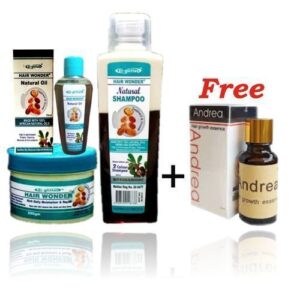 El Glittas Hair Wonder Full Kit: Oil, Shampoo, Cream And Andrea Oil!
