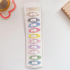 Sweet Cream-Colored Hair Clip for Kids - 6-Ellipse