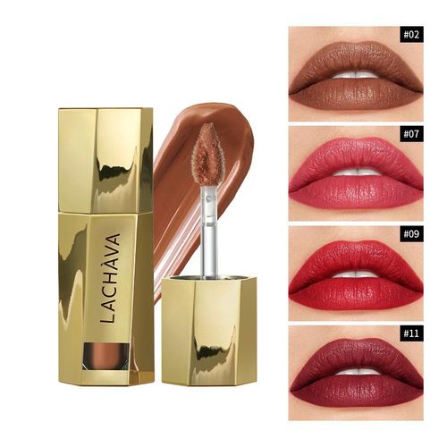 Golden Luxury Velvet Lip gloss matte lipstick lasting waterproof sweatproof non-stick Cup lip mud red lip glaze makeup cosmetics