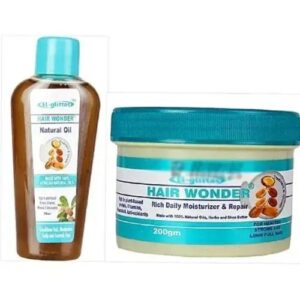 El Glittas Hair Wonder Oil- 70ml - Hair Wonder Cream - 200g