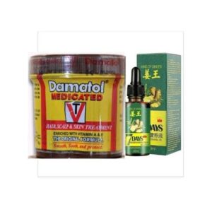 Bald/Hair Growth Damatol Cream And 7 Days Ginger Oil