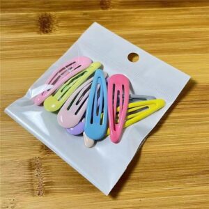 Sweet Cream-Colored Hair Clip for Kids - 9-water drop (opp bag 10))