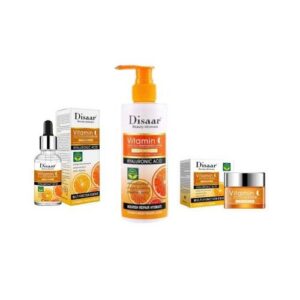 Disaar Vitamin C Hyaluronic Acid Lotion + Cream & Serum