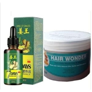 Share this product   7 Days Ginger Hair Growth Oil And Hair Wonder Cream Combo