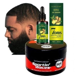 Ginger oil Clothes Of Skin 7days Ginger Hair Regrowth Oils + Sportin Wave Hair Cream