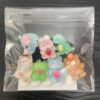 Cute Cartoon Cream Resin DIY Hair Clip Accessories - Transparent Animal Series 7 Pack 1 pack (7 fixed style resin buckle +10 dispensing)