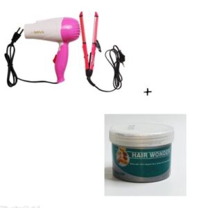Nova Hair Straightener & Dryer + Hair Wonder Cream