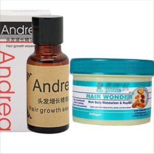 Andrea Hair Wonder And Andrea Fast Hair Growth Combo - Oil And Cream (2 In 1)
