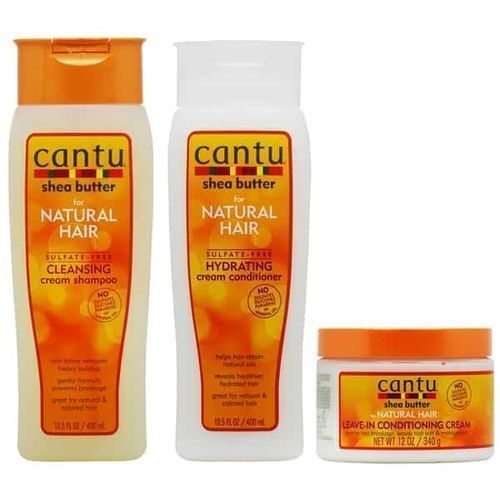 Cantu Cream Shampoo & Hydrating Conditioner + Leave-in Condition