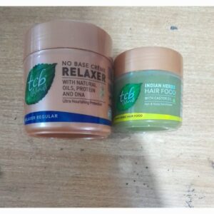 TCB Naturals No Base Creme TCB Naturals Relaxer And Indian Herbs Hair Cream With Castor Oil