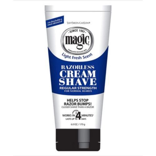 Magic SoftSheen Carson RAZORLESS CREAM SHAVE_ EXTRA STRENGTH FOR COARSE BEARDS