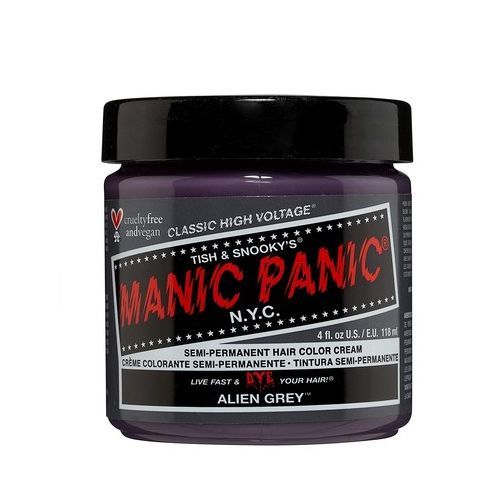Manic Panic Semi Permanent Cream Hair Color Alien Grey 118ml