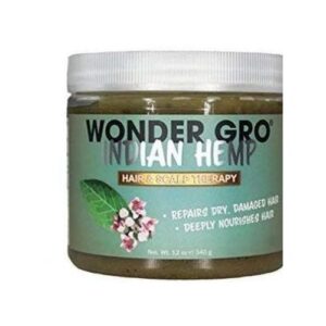 Indian Wonder Gro Indian Hemp Hair Cream{Fights Hair Loss And Darkens Hair} 12oz