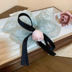 Soft Cream Lace Hair Band Sweet Korean Style - 38  hair-blue roses