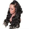 150 Density 134  Ear To Ear Frontal Hairpieces Pre Plucked Loose Wave Free Part