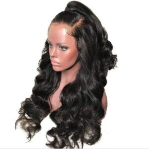 150 Density 134  Ear To Ear Frontal Hairpieces Pre Plucked Loose Wave Free Part