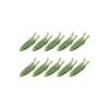 10Pcs Beautiful Massage Guasha Scraping Body Scraper Face Massager Gua Sha Eye Nose Y Face Board SPA Tool Dark Green