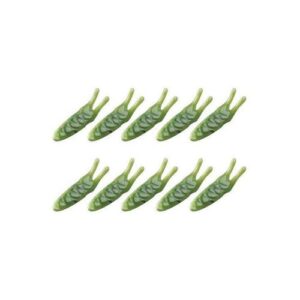10Pcs Beautiful Massage Guasha Scraping Body Scraper Face Massager Gua Sha Eye Nose Y Face Board SPA Tool Dark Green