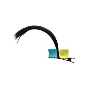 Hair Bun Extension Hairpiece Soft Puffy Synthetic Hairpiece for Women Girls Female Ladies,Black,Model 2 NO5119