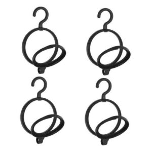 4Pcs Hanging  Stand Collapsible  Stand Hanger Black For Multiple