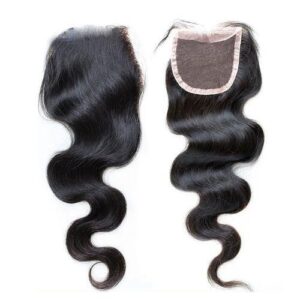 16inch 44 HD Swiss Top Closure Bodywave Pre Plucked With Baby Hair Knots Can Be Bleached 100 Virgin Remy Real Hair 150 Density Natural Color