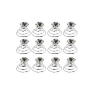 12 X Spiral twist diamond Bridal Wedding Clip Hair Pin
