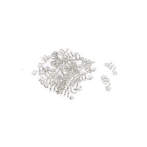 30x Braid Rings Hair Hoops Dreadlocks Beads Hair Cuffs For Hair