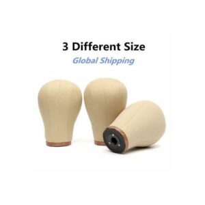 23" Fixing Wig Mannequin Model Cork Head Canvas Block Pins Head Hat Plate Bottom 23 "